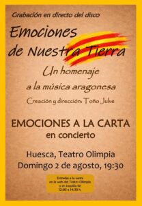 EMOCIONES A LA CARTA EN CONCIERTO @ Teatro Olimpia